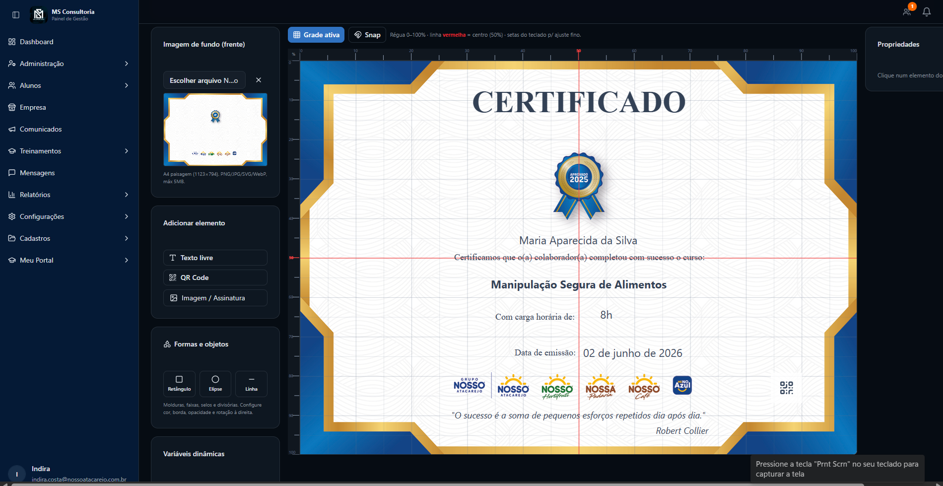 Certificado de conclusão